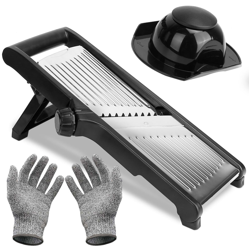 5-in-1 Stainless Steel Mandoline Slicer