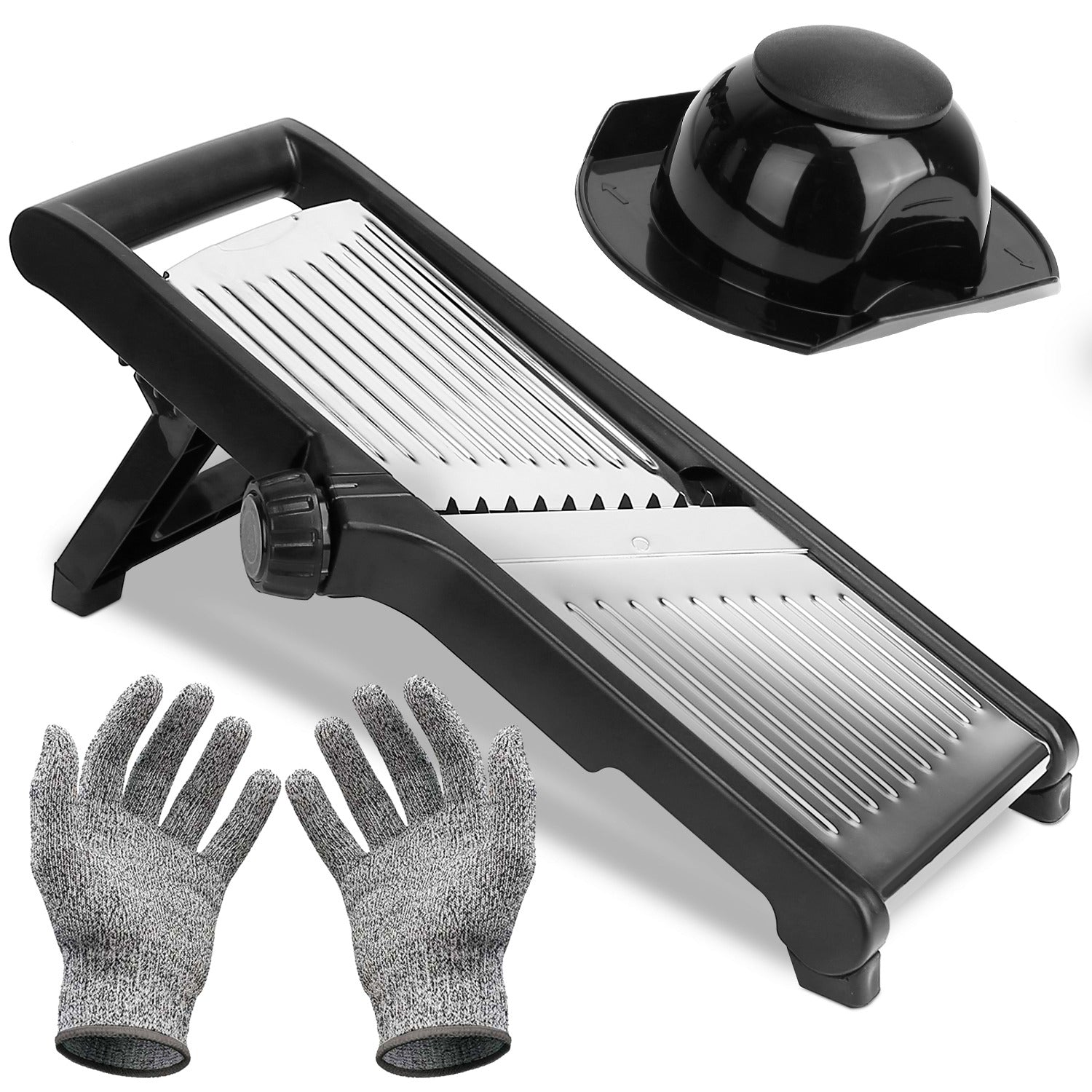 5-in-1 Stainless Steel Mandoline Slicer